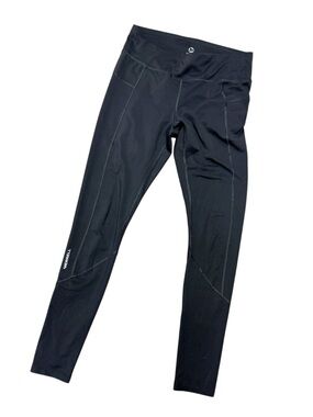 Merrell charcoal grey women's athletic leggings Performance Leggings hiking sz m